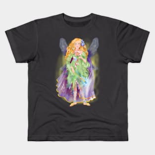 fairy flower fairy with magic wand Kids T-Shirt